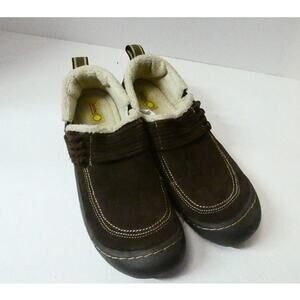 JAMBU Adventure Designs Bar Harbor Slip On LIned Suede Shoes Women's 8M